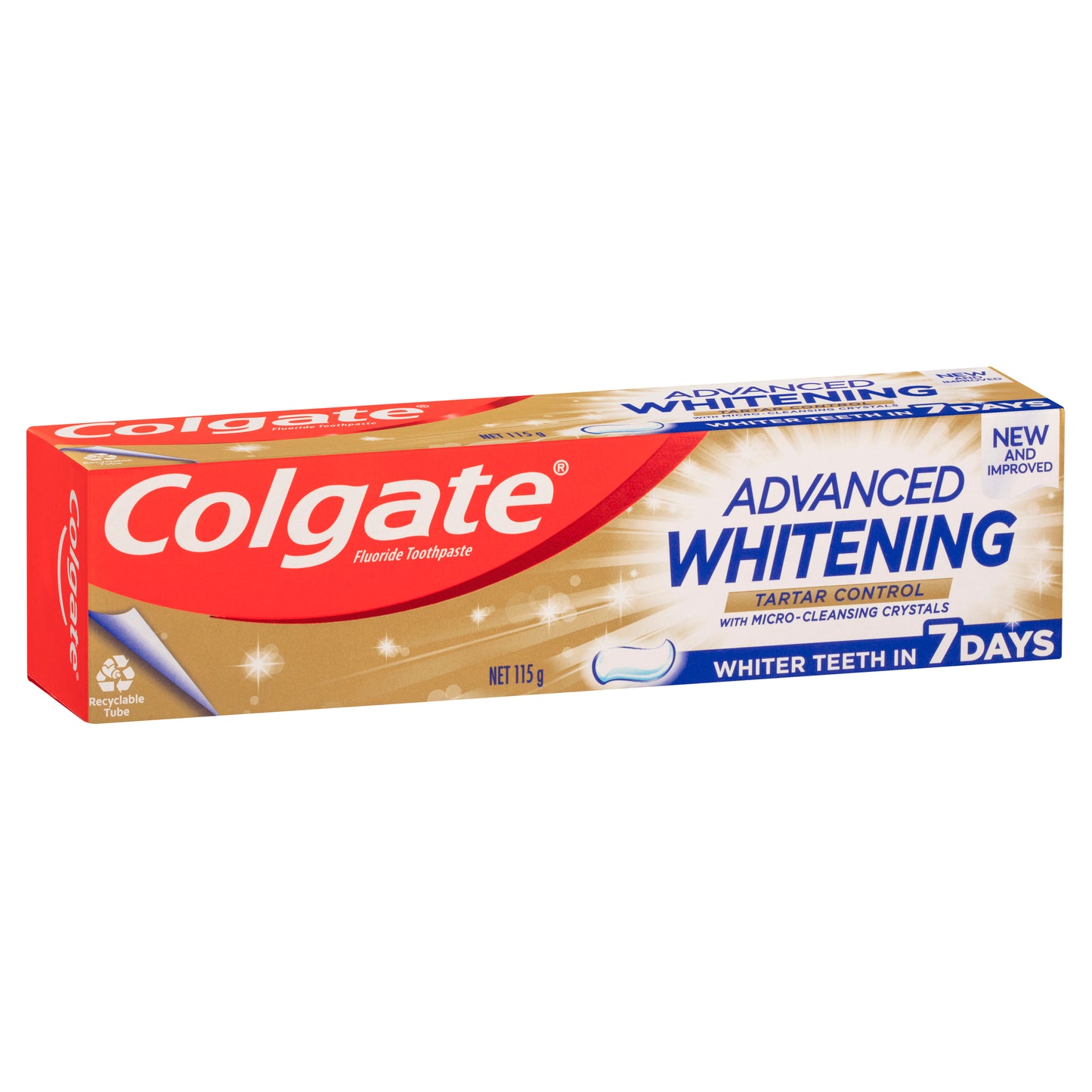 Colgate Advanced Whitening Tartar Control Toothpaste 115g x12