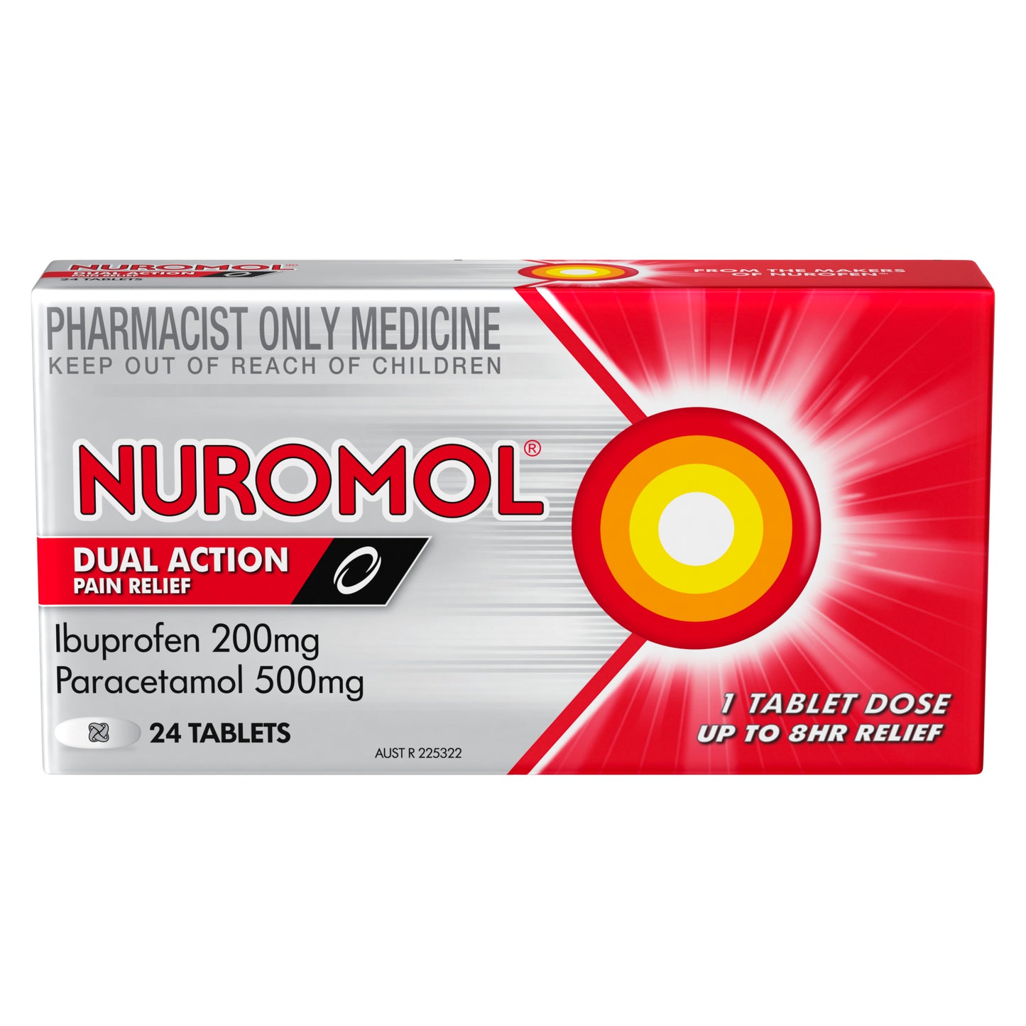 Nuromol Paracetamol + Ibuprofen Tablets 24