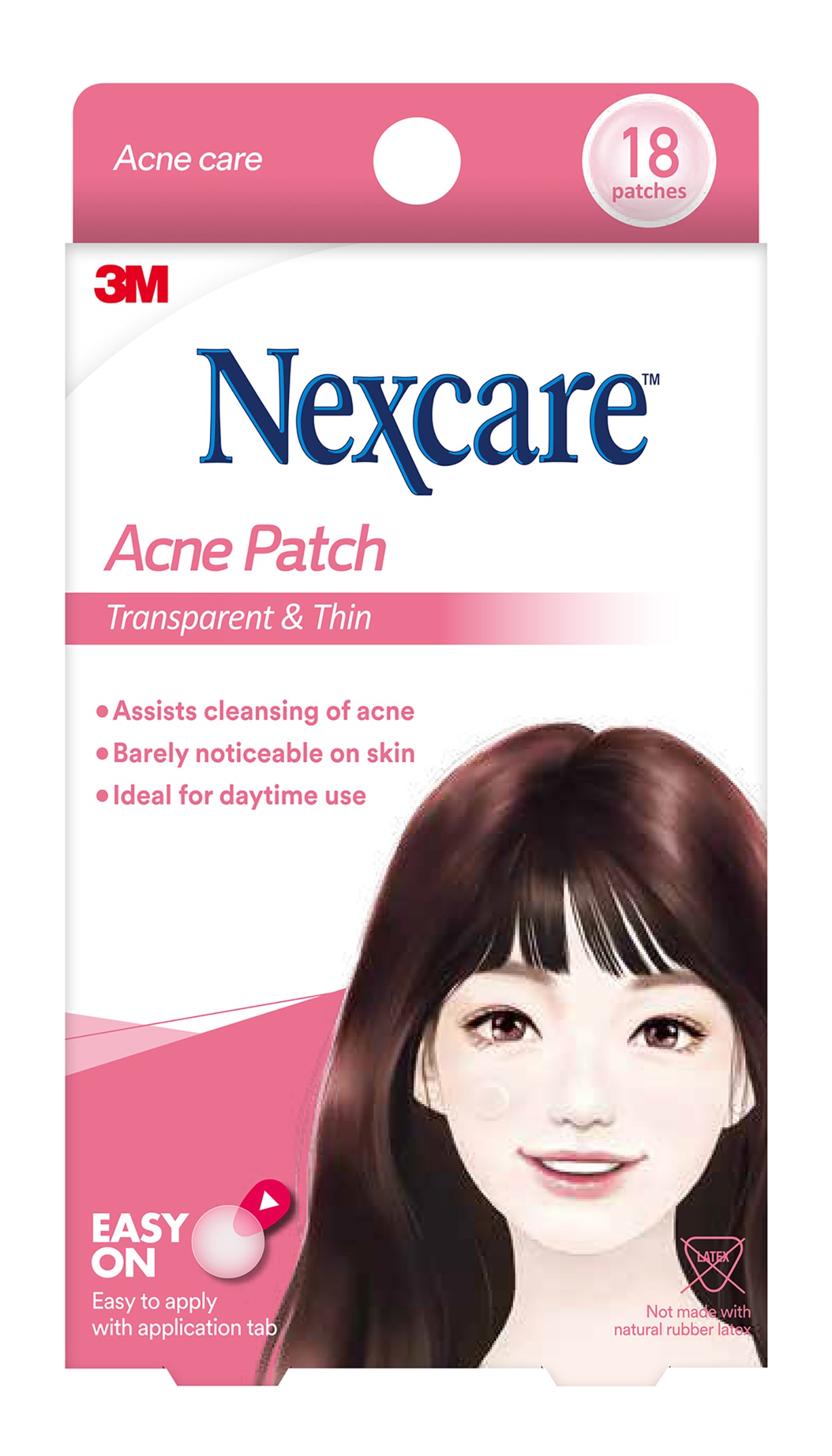 Nexcare Acne Patch Transparent & Thin 18 Pack