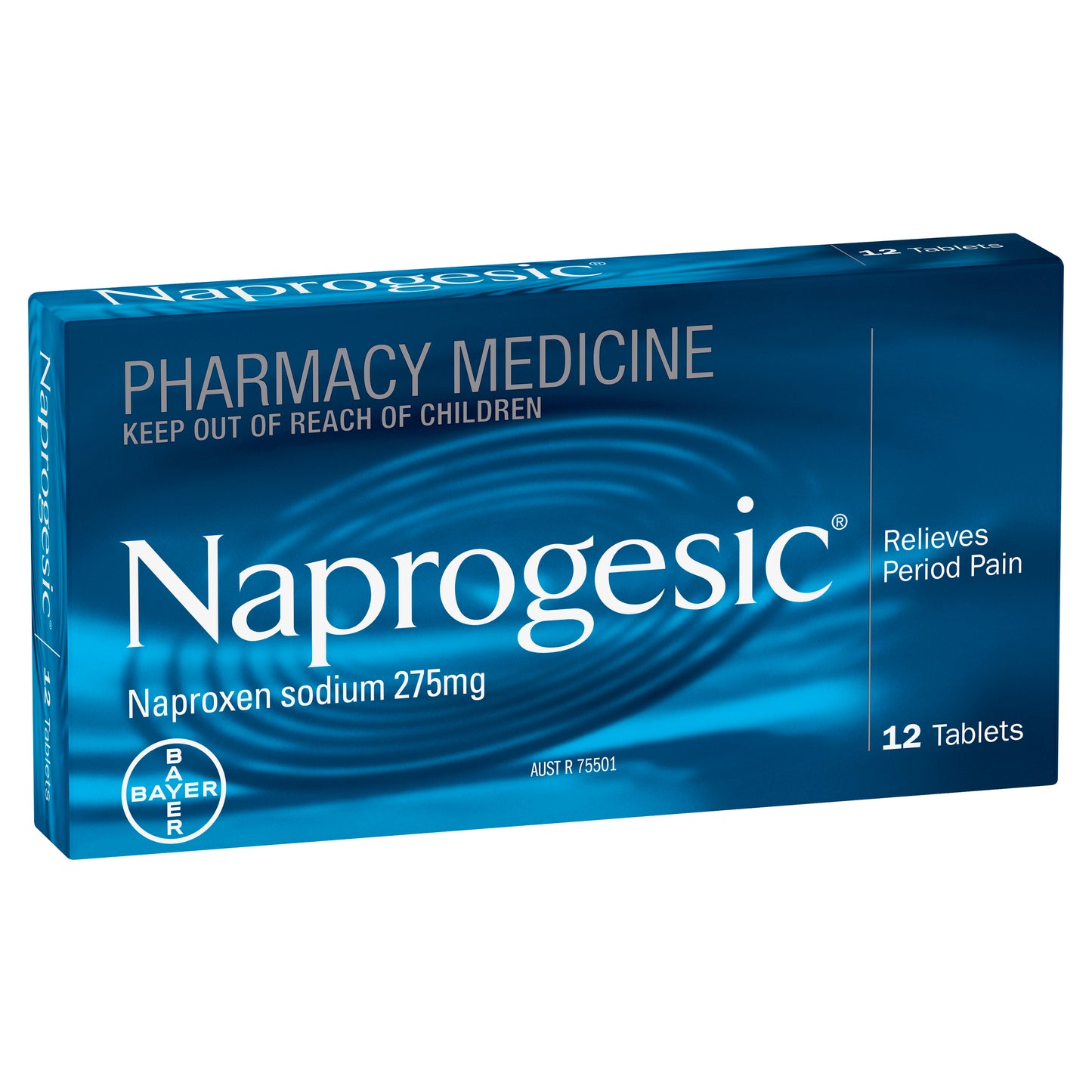 Naprogesic Naproxen Sodium 275mg Tablets 12