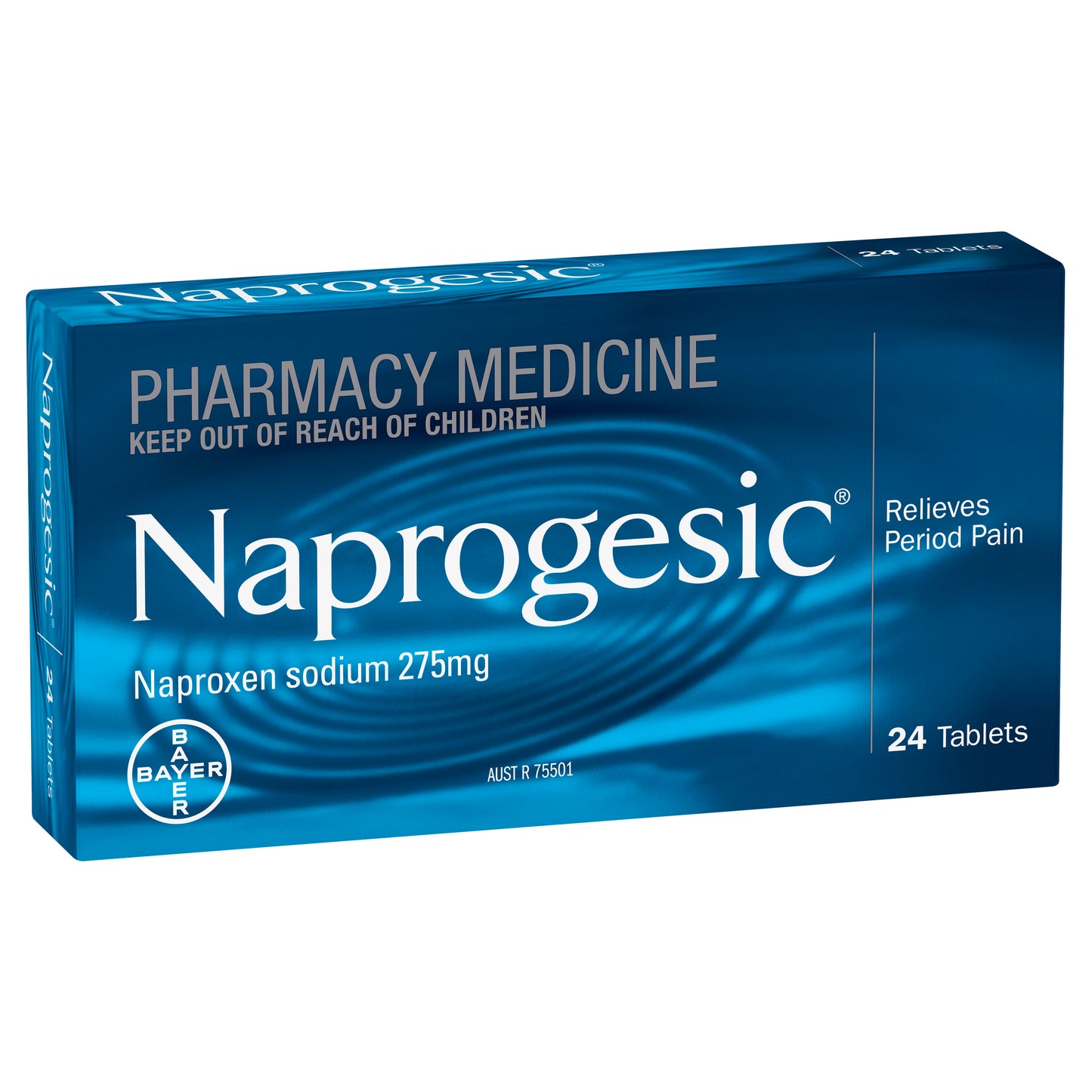 Naprogesic Naproxen Sodium 275mg Tablets 24