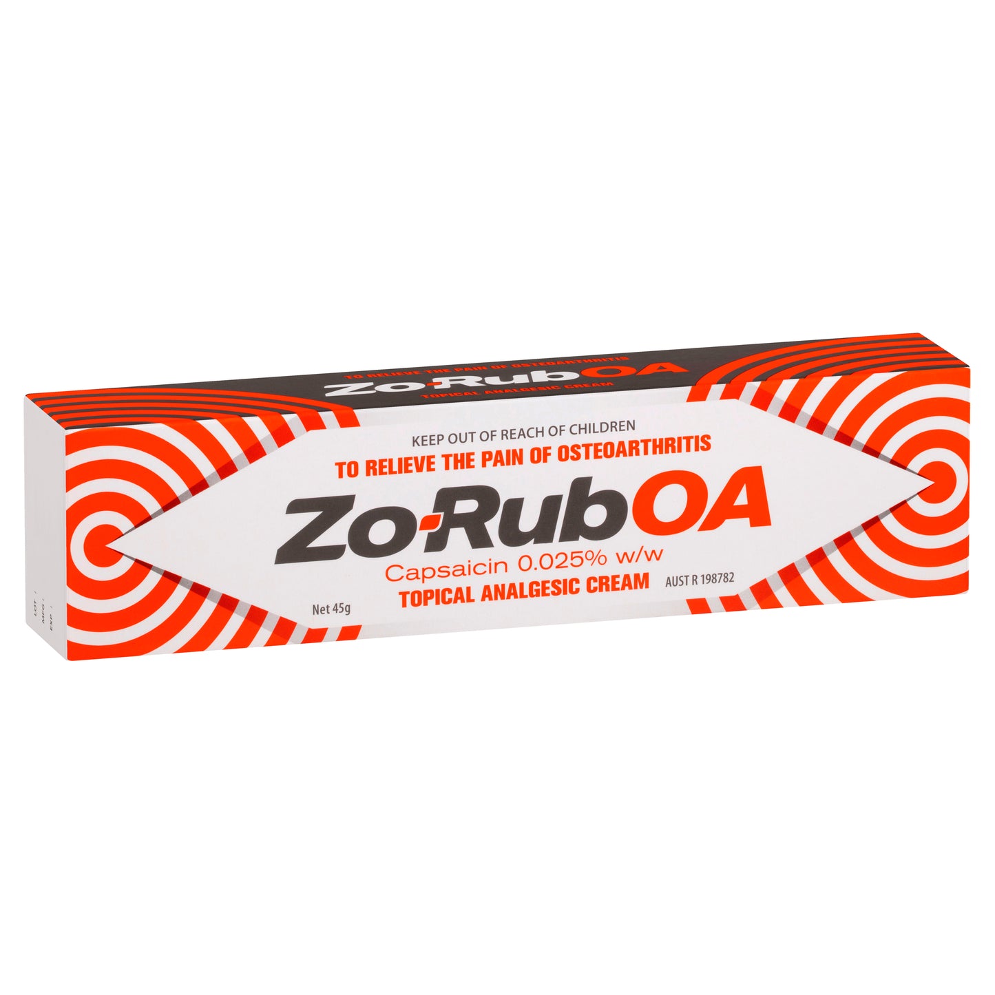 ZoRub Osteo Topical Cream 0.025% 45g