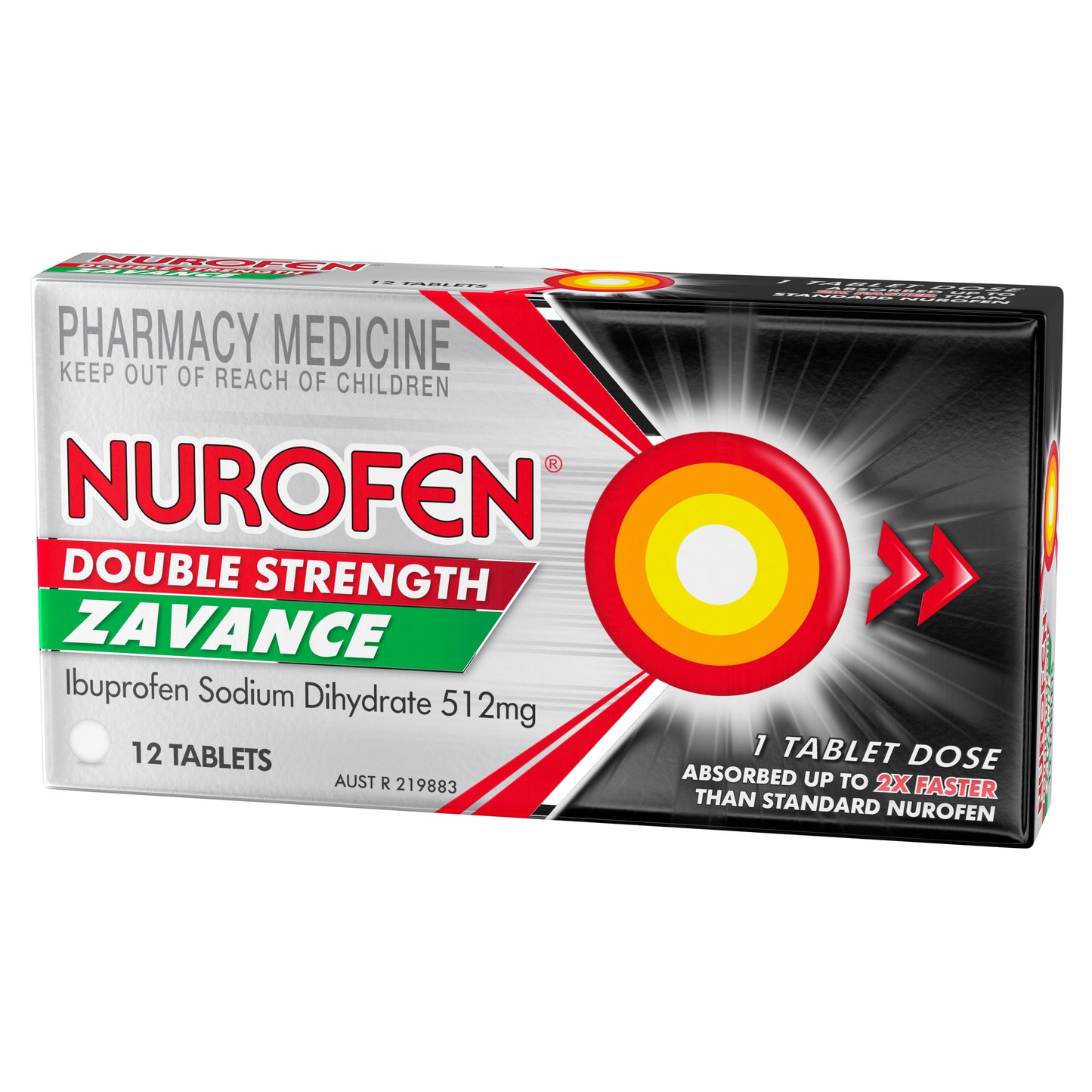 Nurofen Double Strength Zavance 512mg Tablets 12