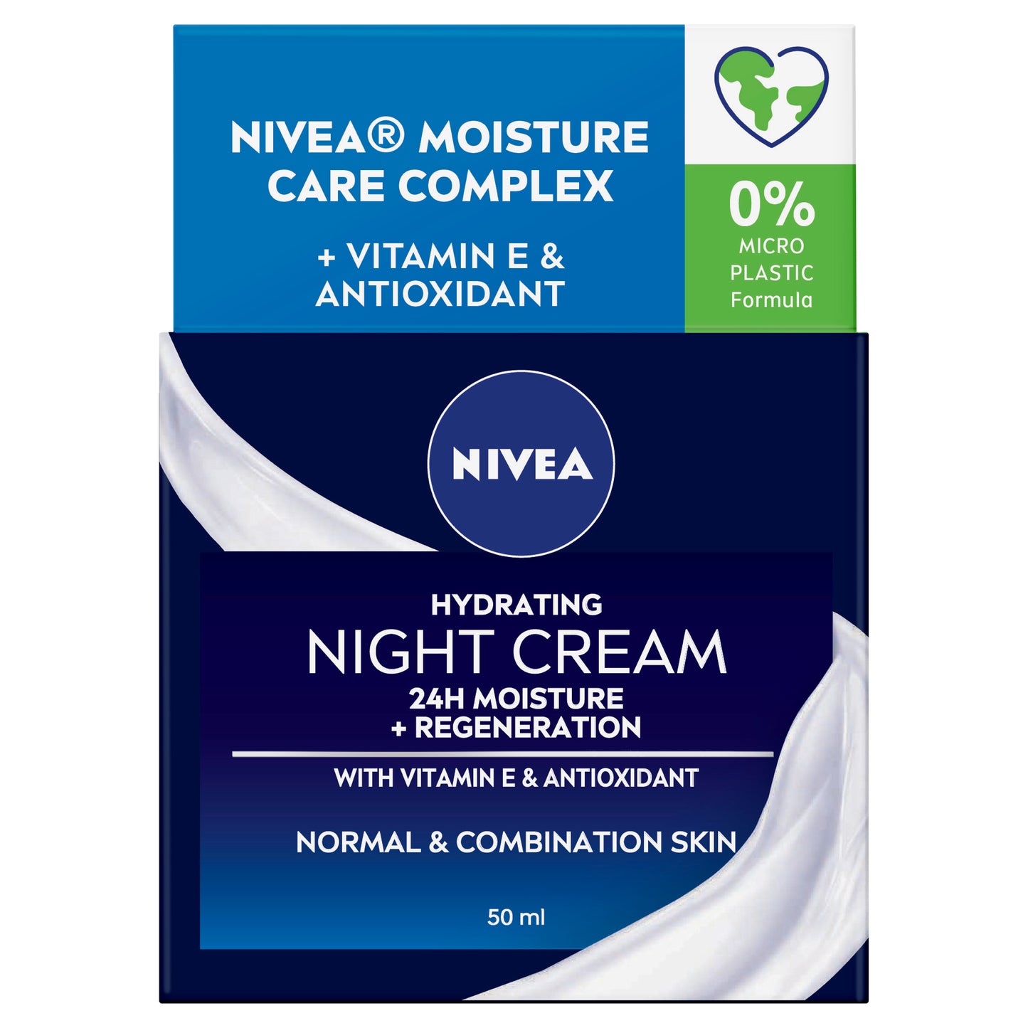 NIVEA Daily Essentials Regenerating Night Cream (Normal & Combination Skin) 50mL
