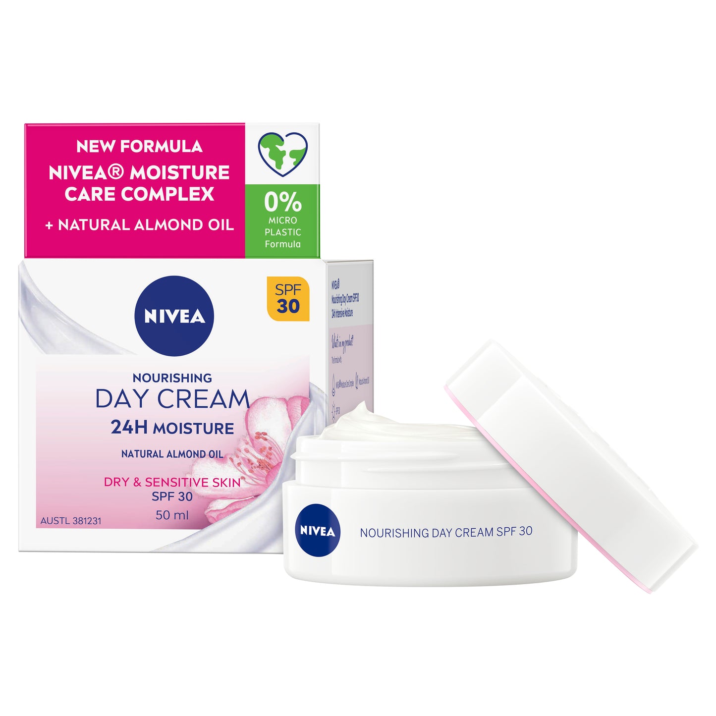 NIVEA Daily Essentials Sensitive Day Cream SPF30+ 50mL