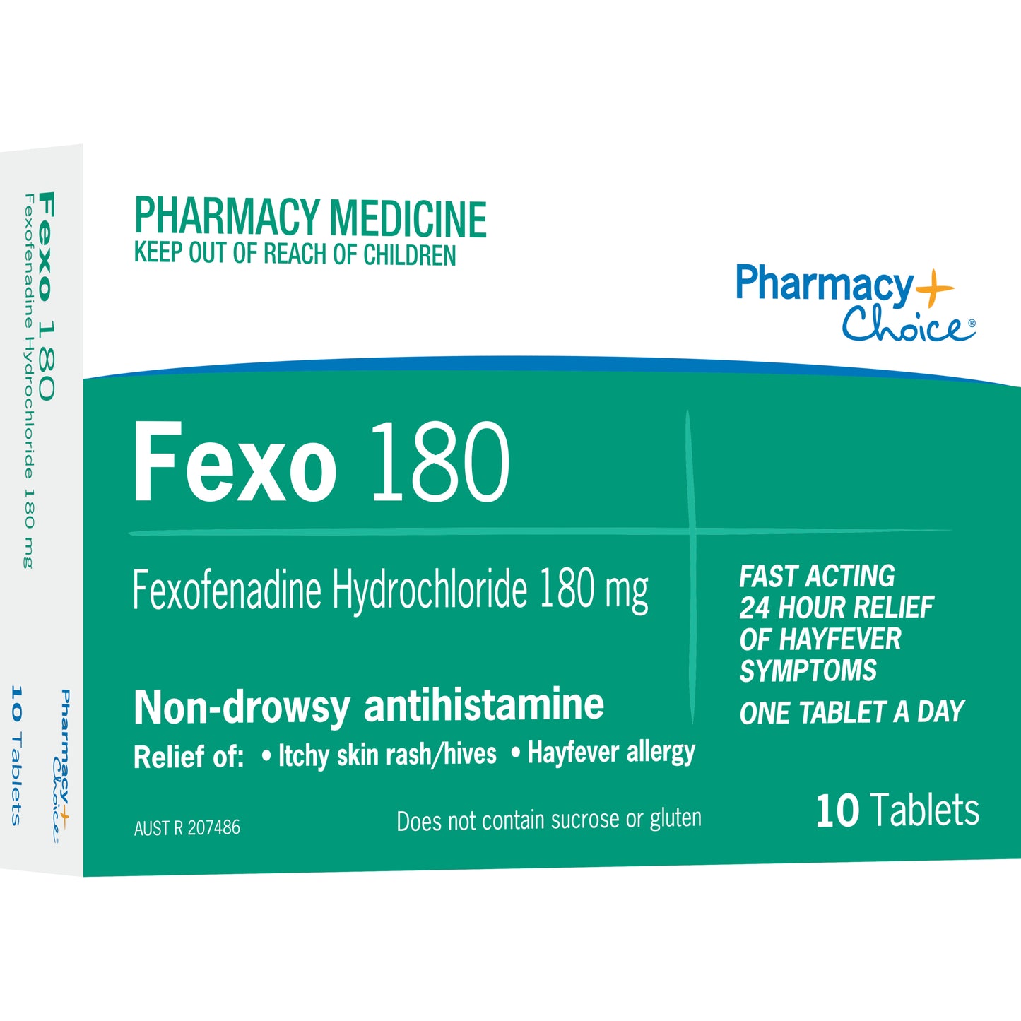 Pharmacy Care Fexofenadine 180mg Tablets 10