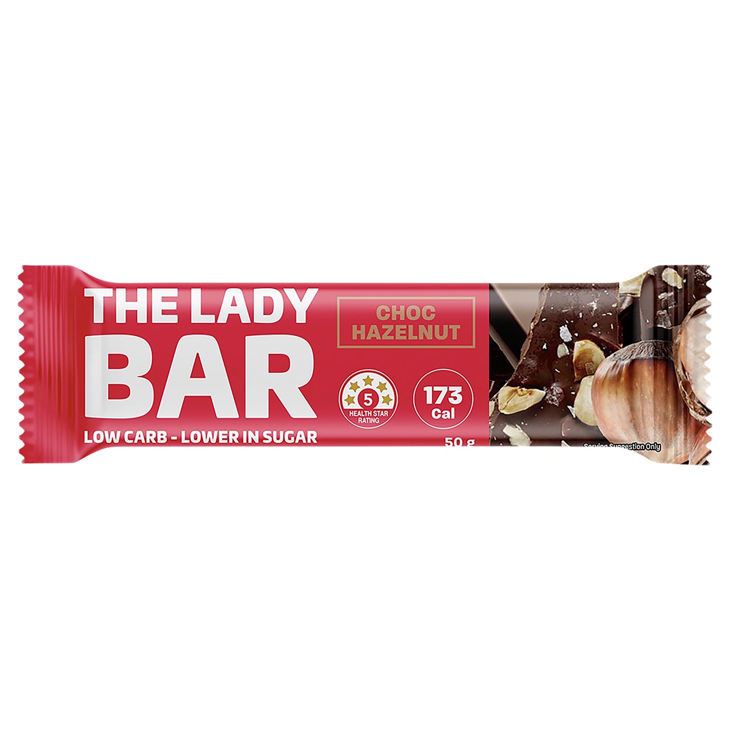 The Lady Bar Choc Hazelnut 50g x10