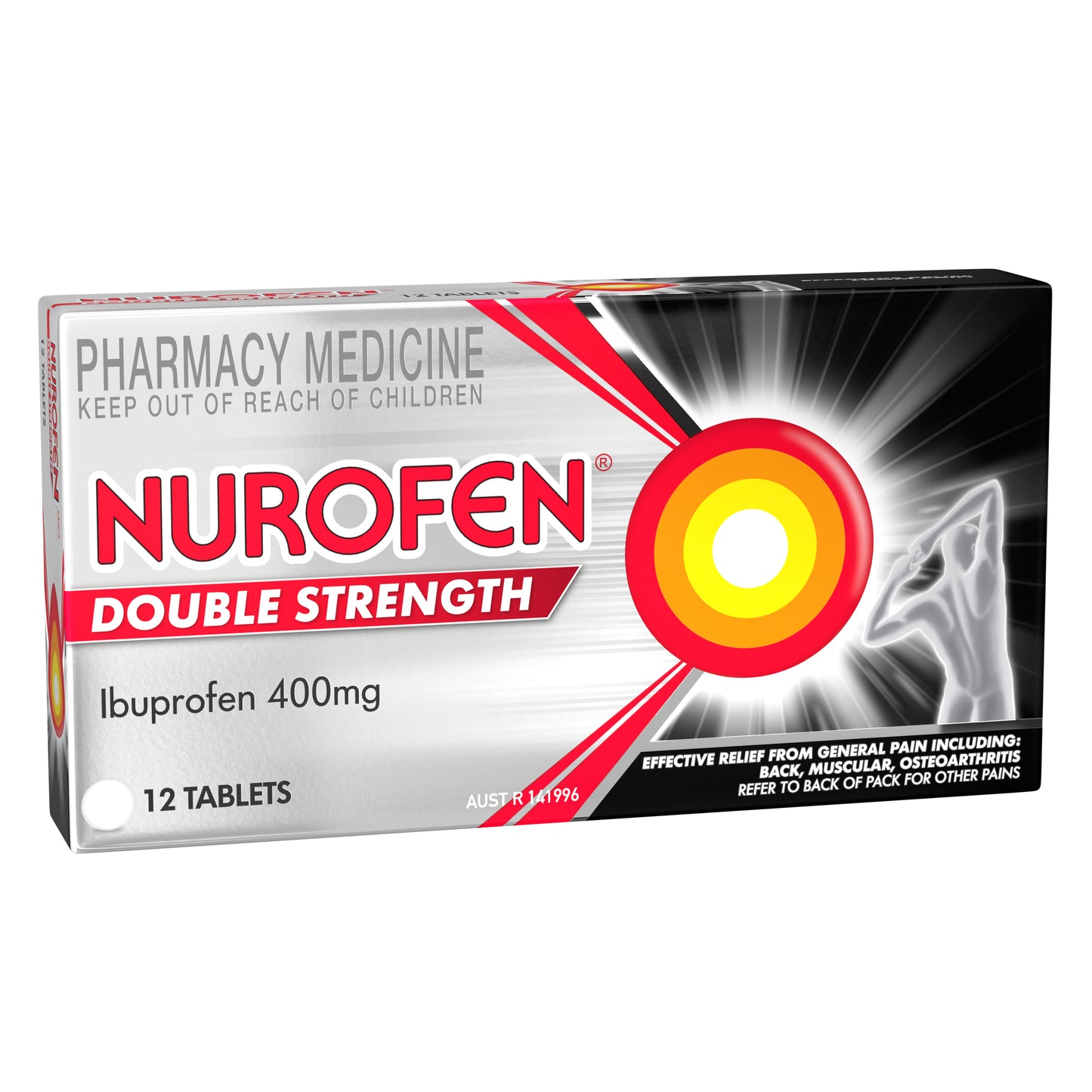 Nurofen Double Strength Ibuprofen 400mg Tablets 12