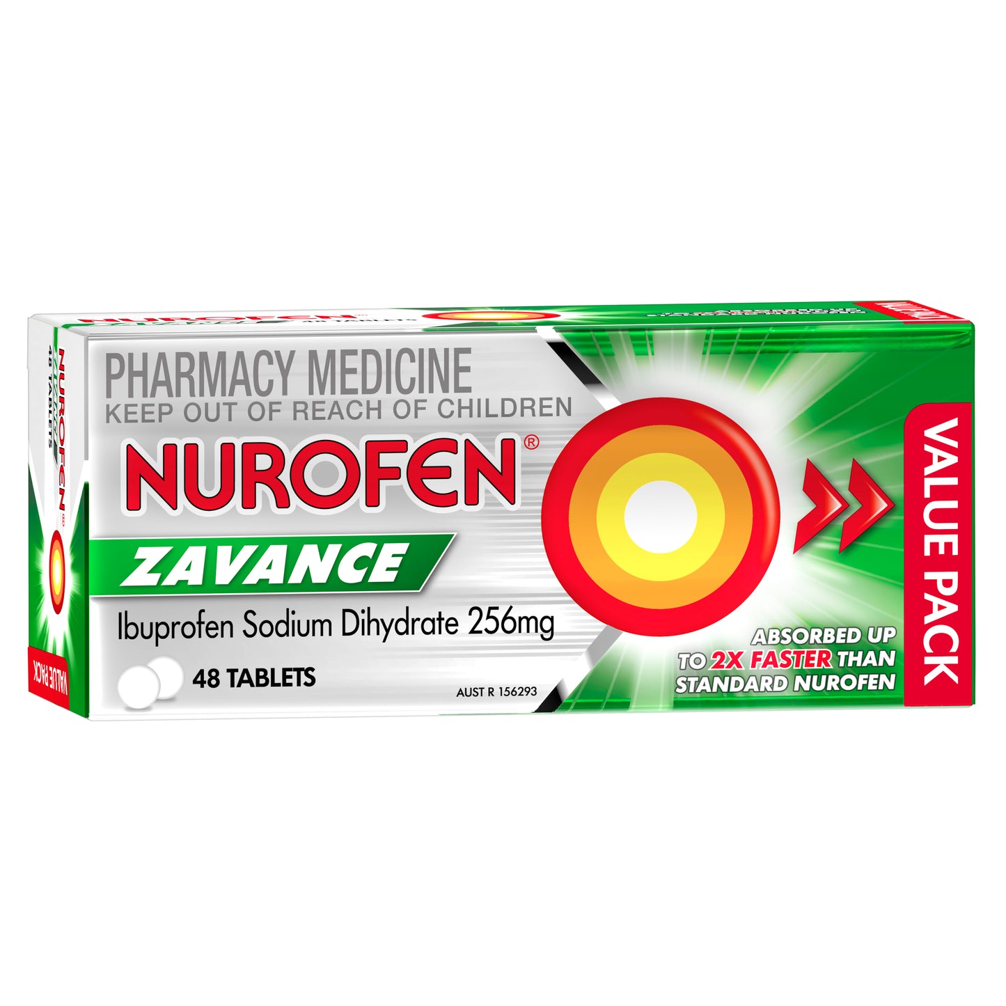 Nurofen Zavance Ibuprofen 200mg Tablets 48
