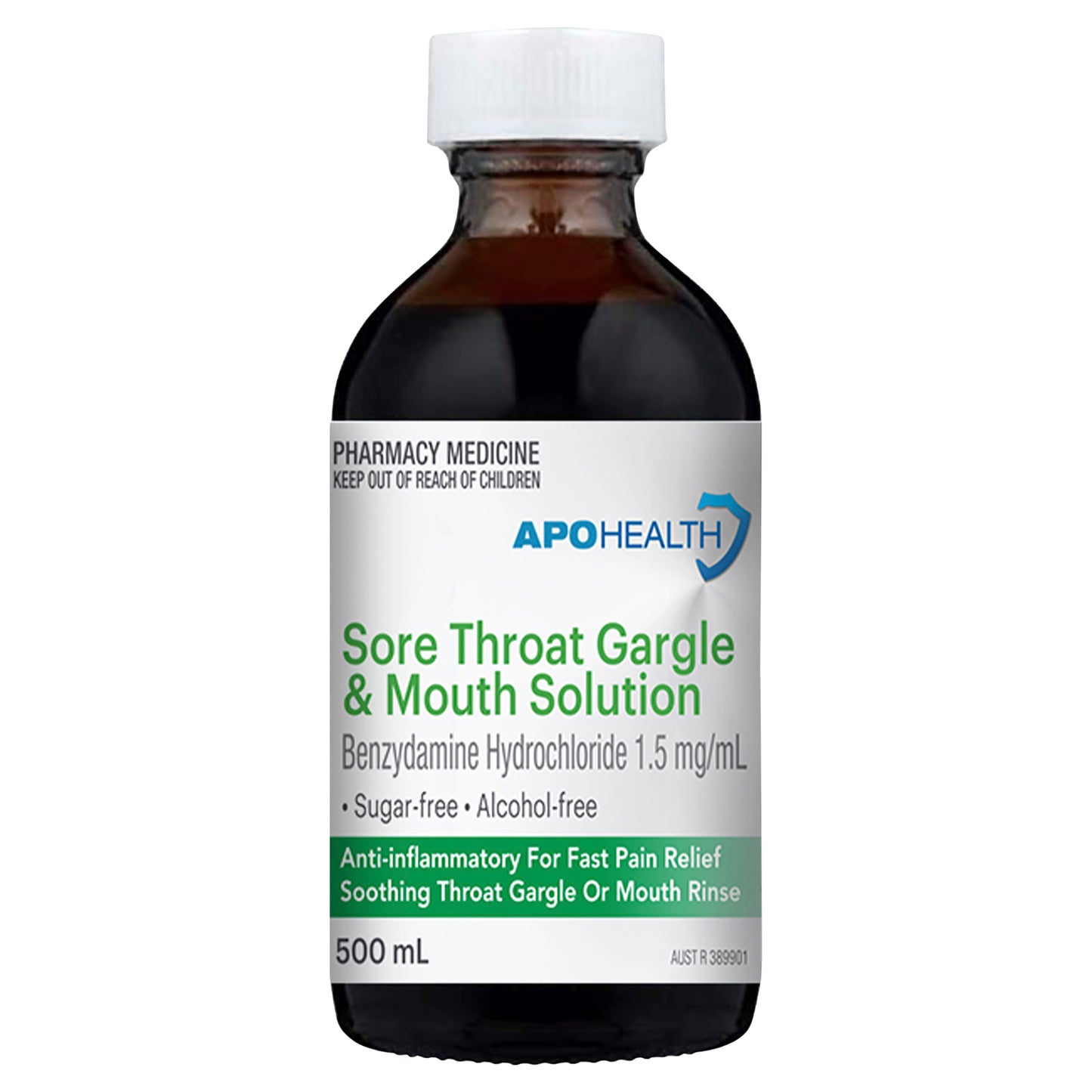 APH Sore Throat Gargle Mouth Solution 500mL