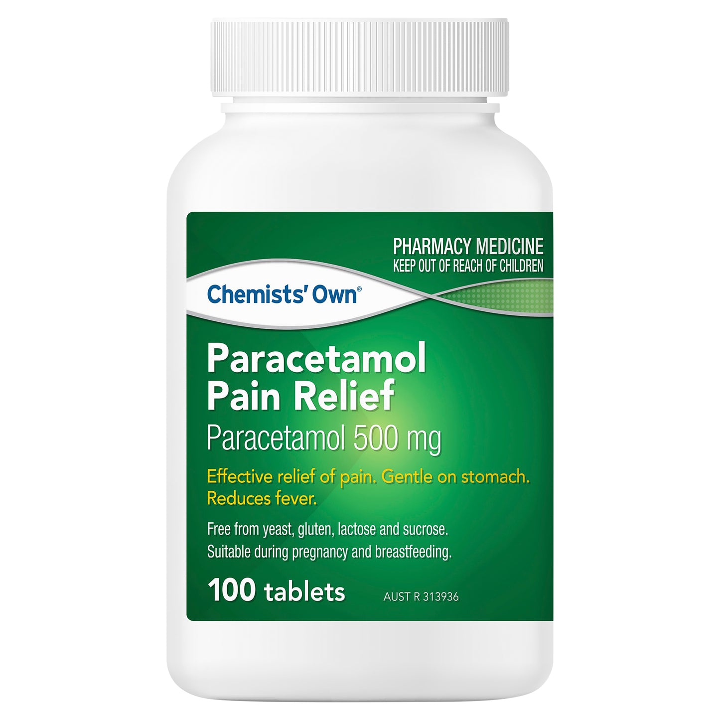 Chemist’s Own Paracetamol Pain Relief Tablets 100 Bottle