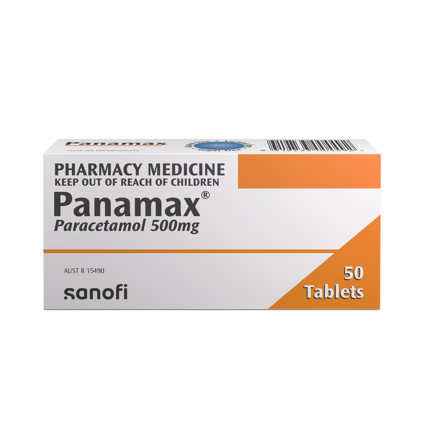 Panamax Paracetamol 500mg Tablets 50