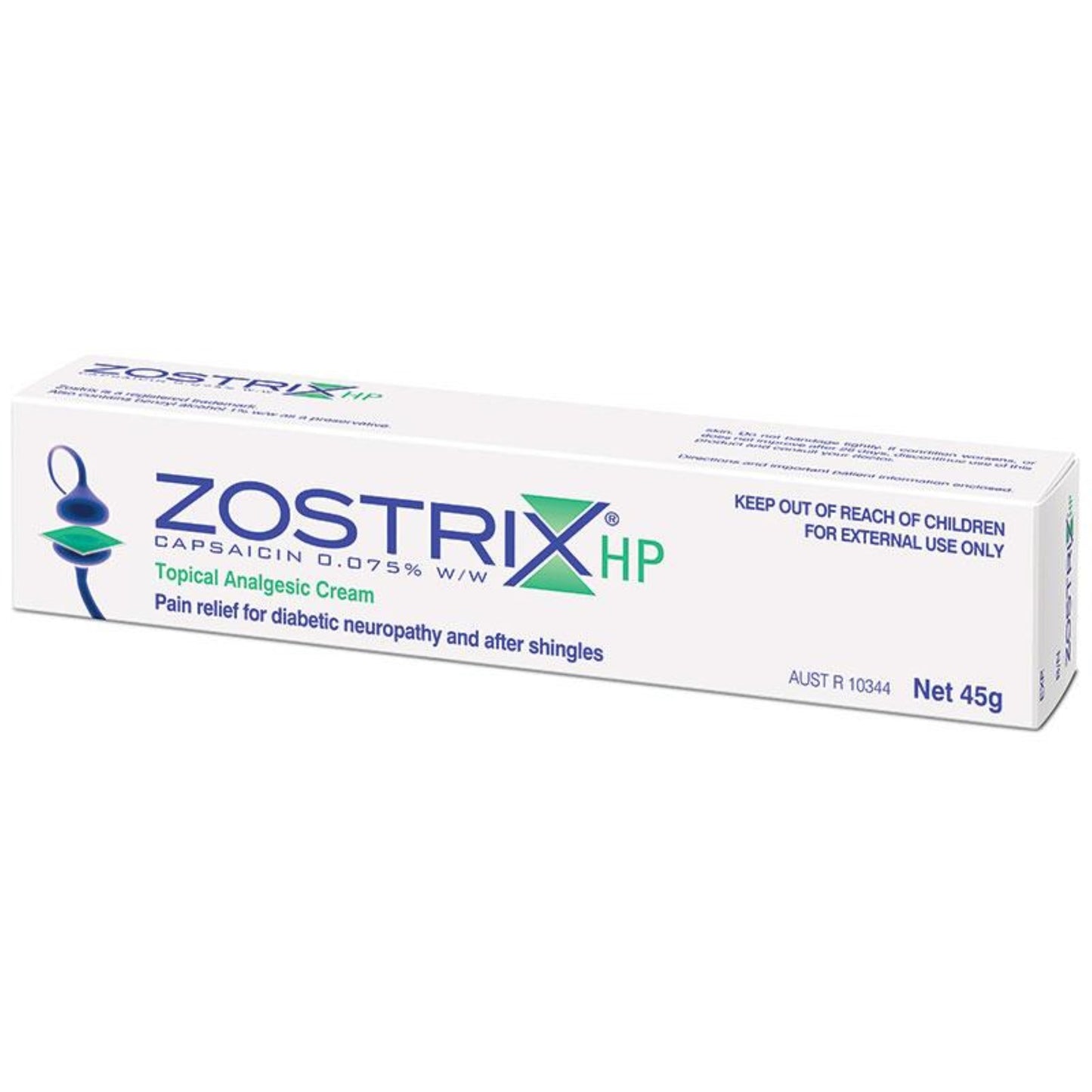 Zostrix HP Topical Analgesic Cream 0.075% 45g