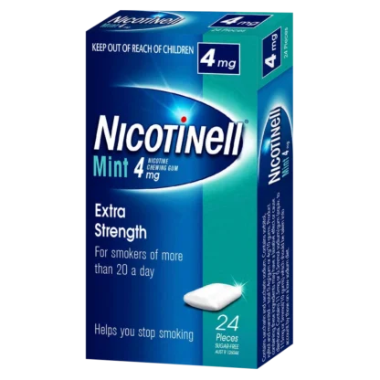 Nicotinell Chewing Gum Nicotine 4mg 24 Pieces – Mint