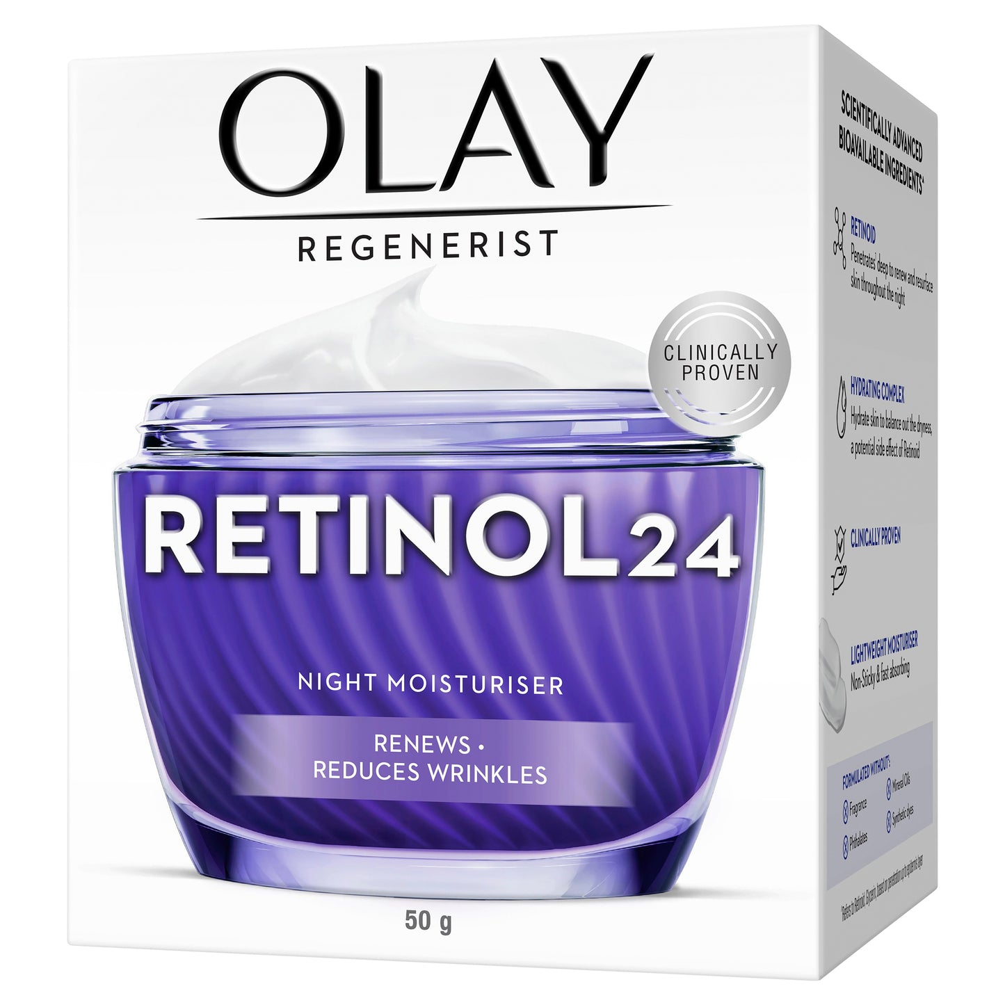 Olay Regenerist Retinol 24 Night Face Cream 50g