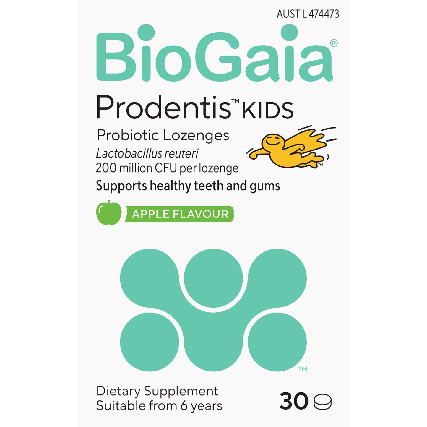 BioGaia Prodentis Kids Apple Lozenges 30
