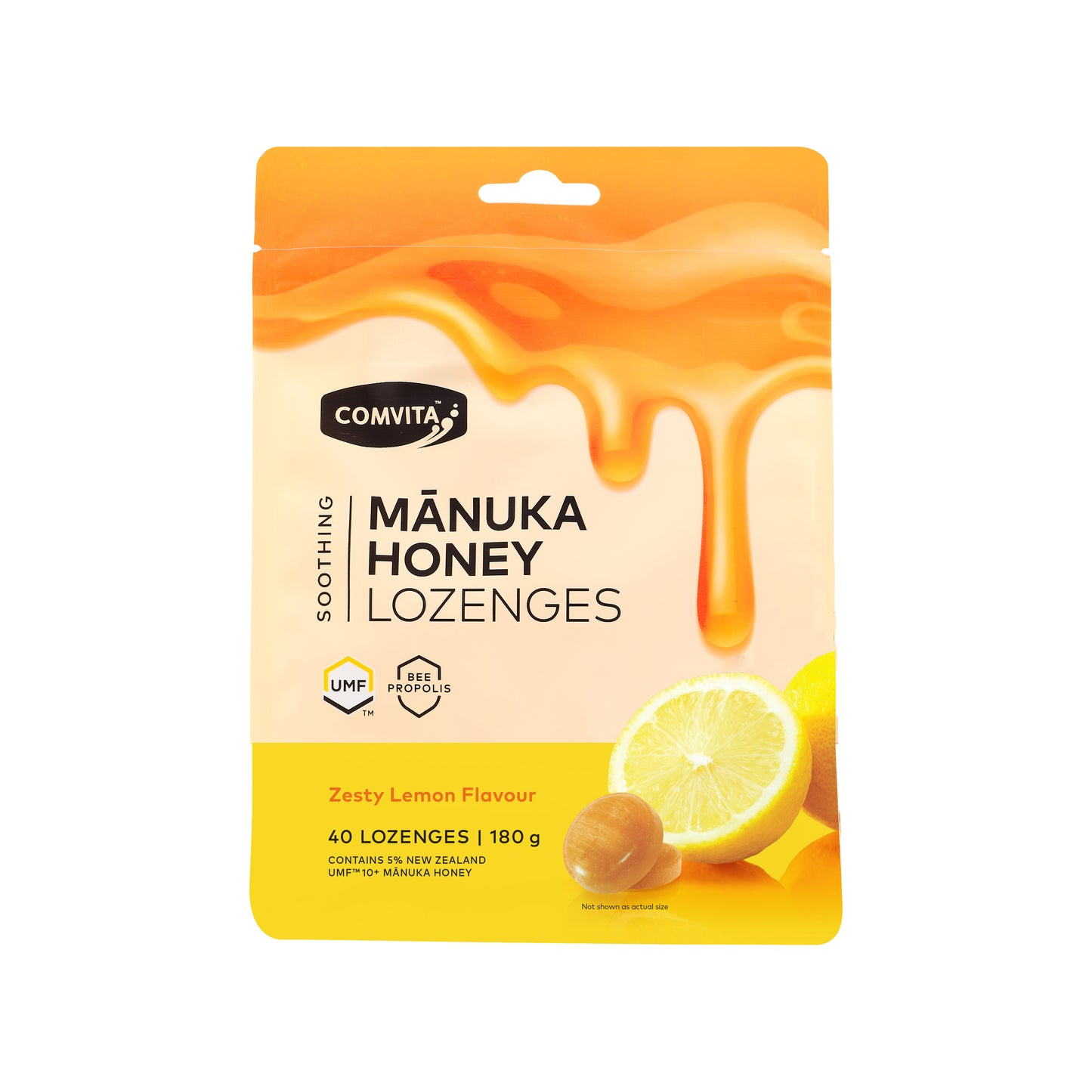 Comvita Manuka Honey Lozenges Honey & Lemon 40 Pack