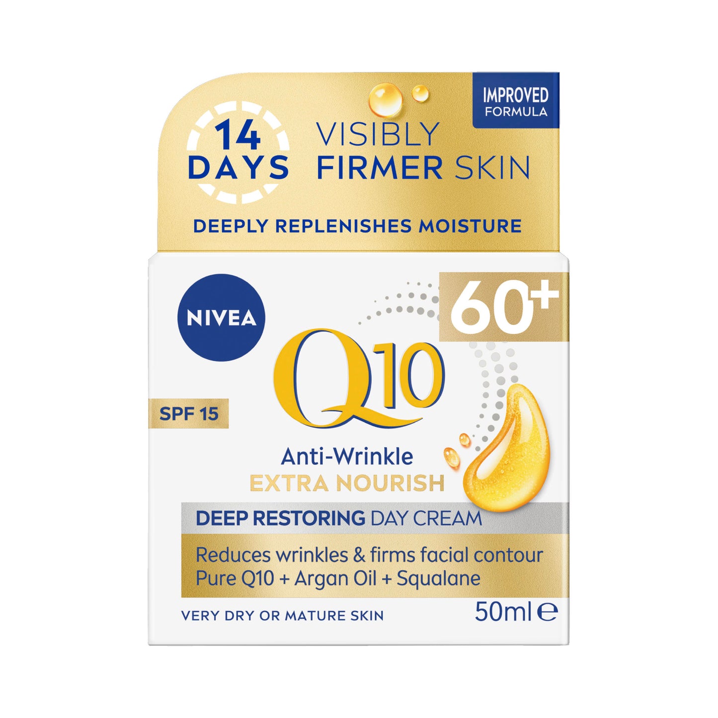 NIVEA Q10 Anti-Wrinkle + Firming Day Care (Mature Skin) 50mL