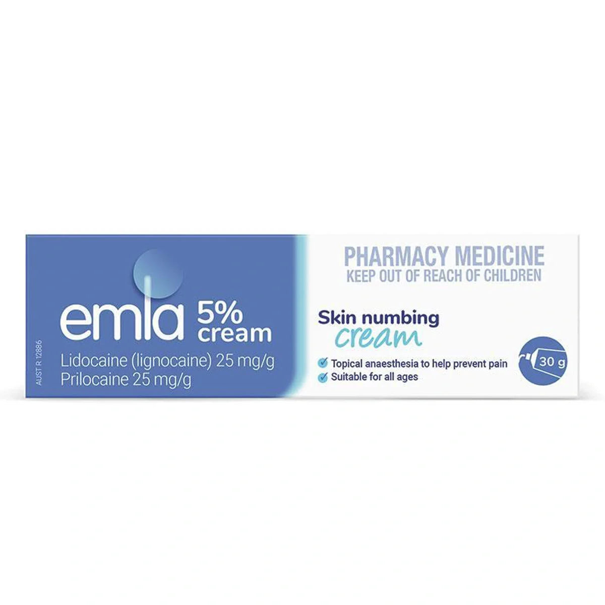 Emla Cream 5% 30g Tube