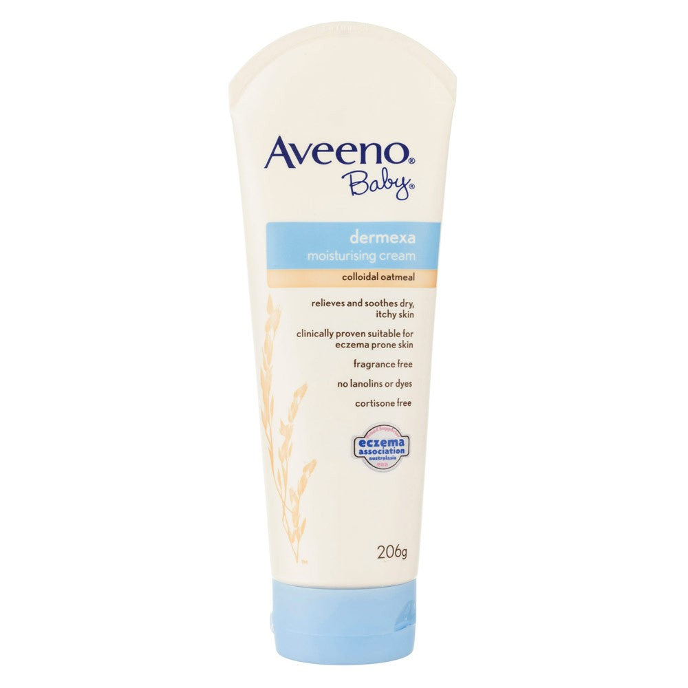 Aveeno Baby Dermexa Fragrance Free Moisturising Cream 206g