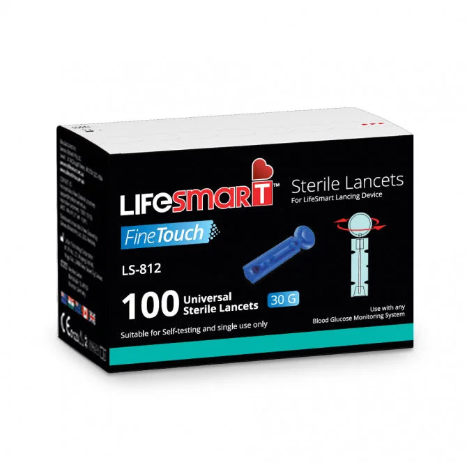 LifeSmart Sterile Lancets 100 Pack