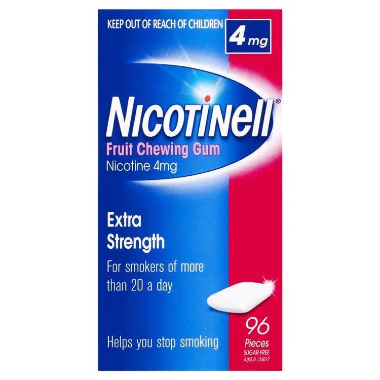 Nicotinell Chewing Gum Nicotine 4mg 96 Pieces – Fruit
