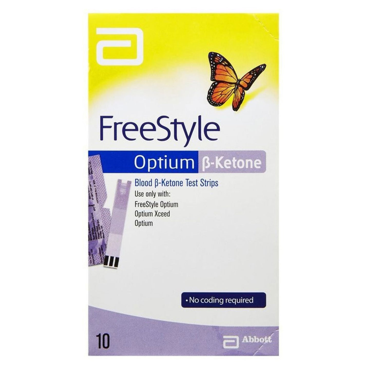 Abbott Freestyle Optium Ketone Strips 10