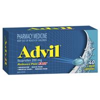 Advil Liquid Capsules 40