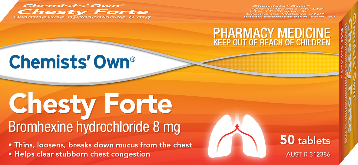 CO Chesty Forte 8mg Tablets 50