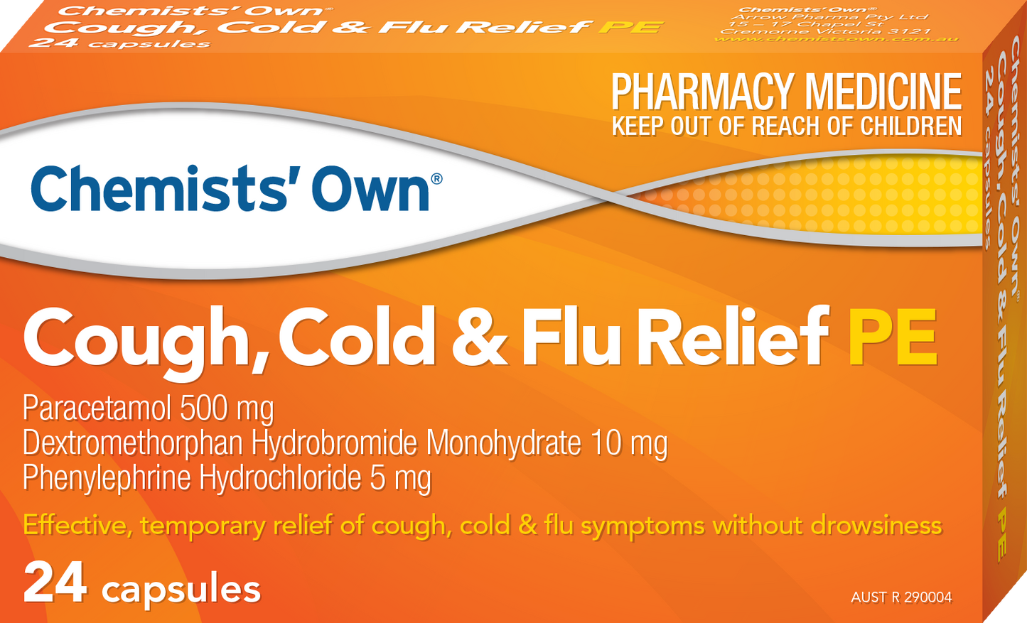 CO Cough, Cold & Flu Relief PE Caps 24