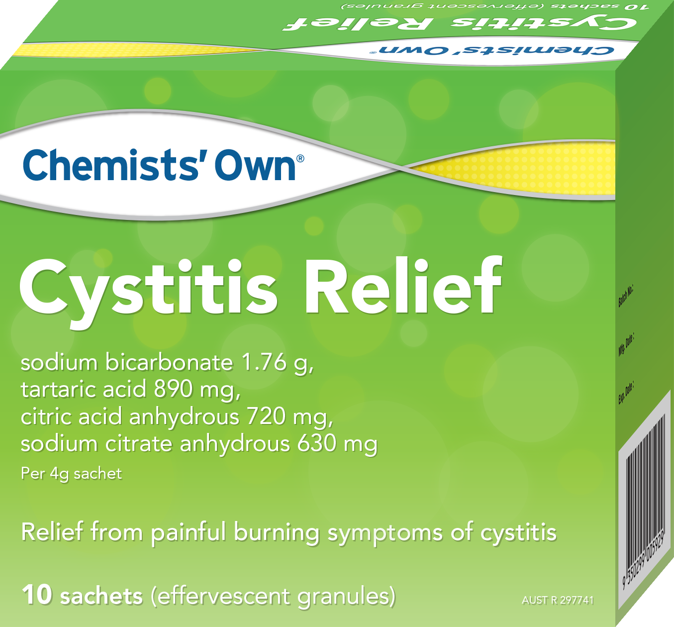 CO Cystitis Relief Sachets 4g 10
