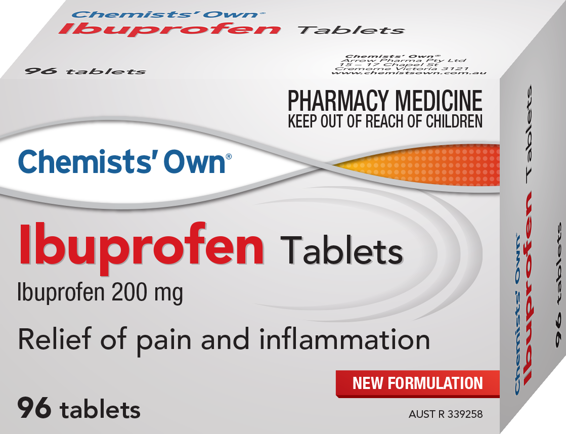 CO Ibuprofen Tablets 200mg 96