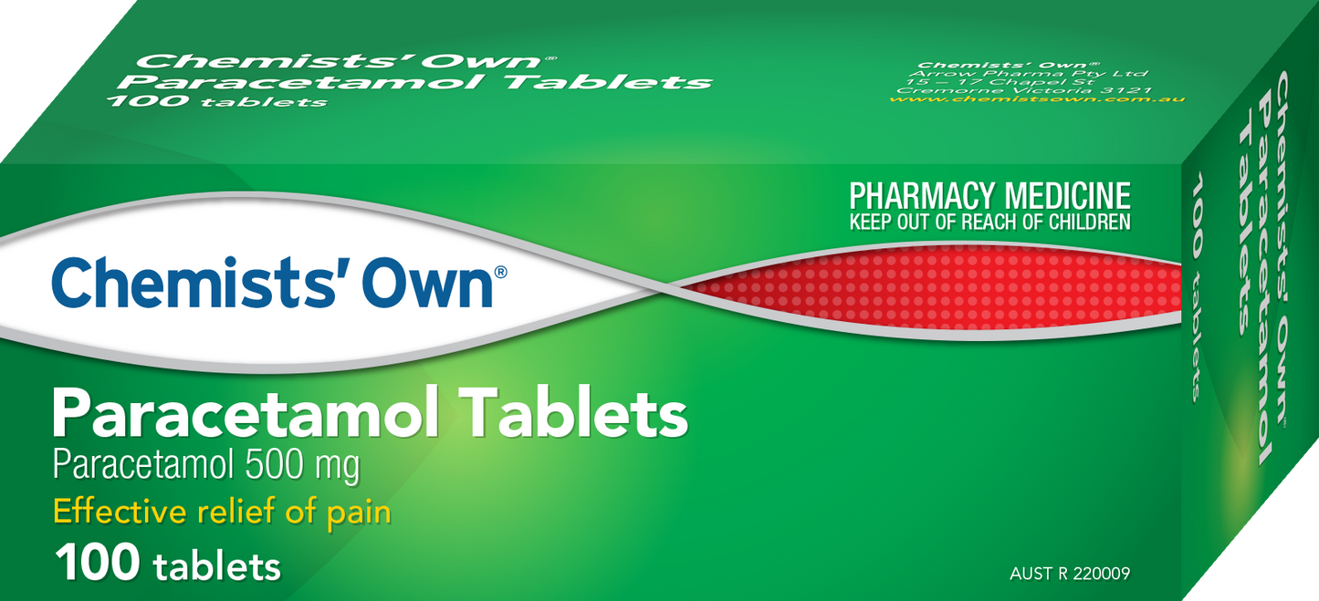 CO Paracetamol Tablets 100