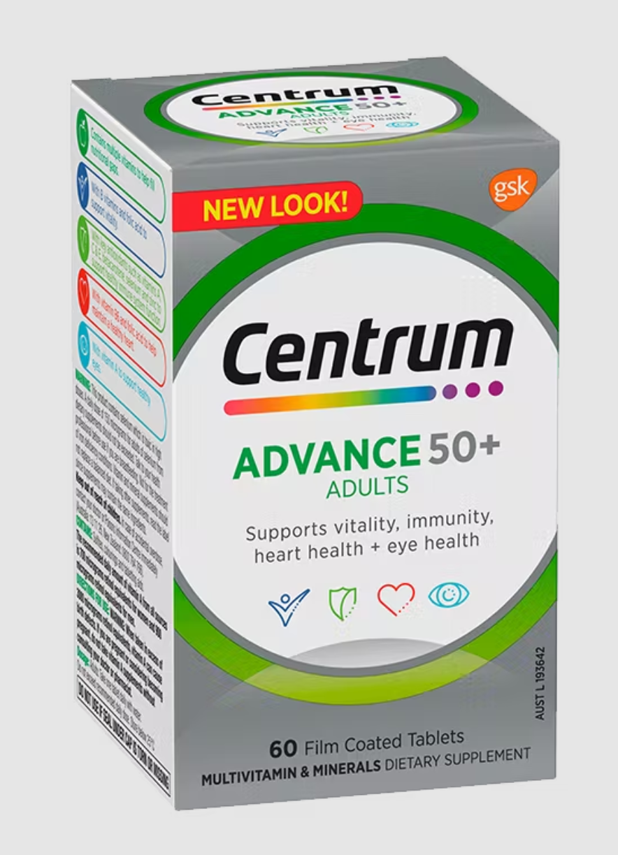 Centrum Advance 50+ Tablets 100