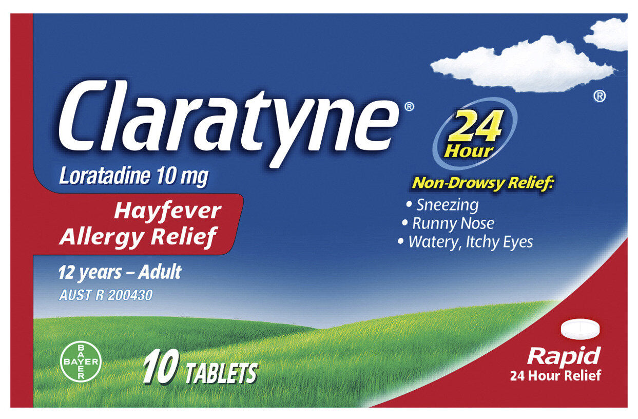 Claratyne Antihistamine 10 Tablets 10mg