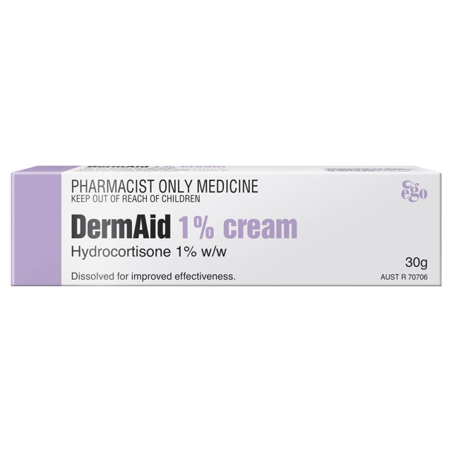 Dermaid 1% Eczema Cream 30g - Hydrocortisone