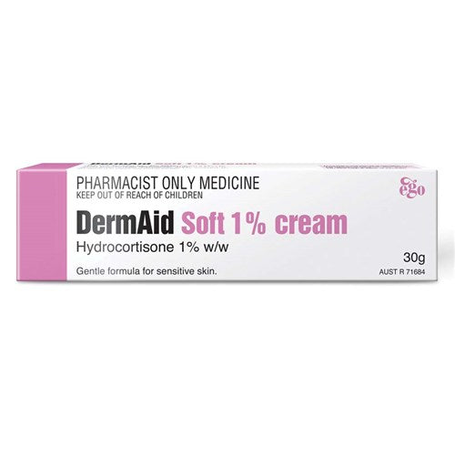 Dermaid Soft 1% Eczema Cream 30g - Hydrocortisone