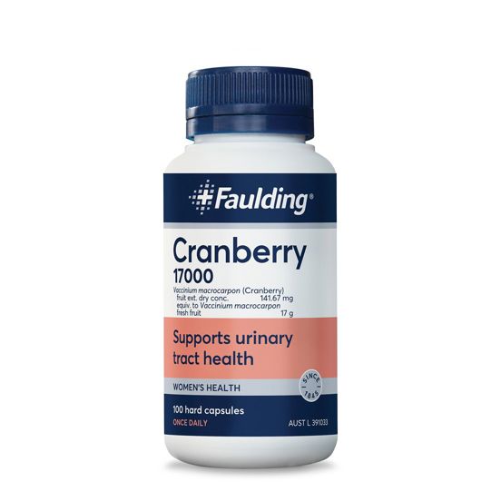 Faulding Cranberry 17000 100 Capsules