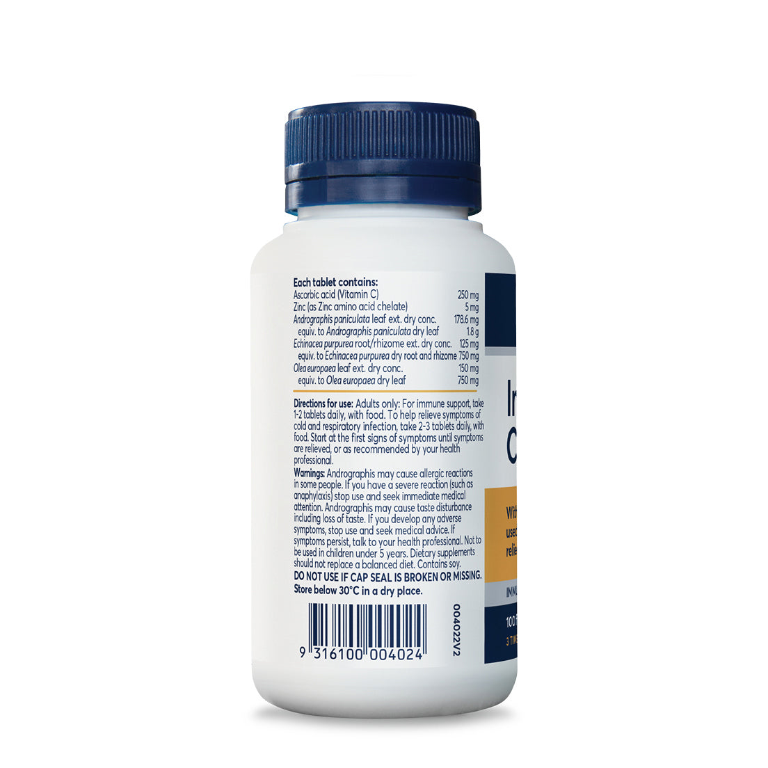 Faulding Immune Combat 100 Tablets