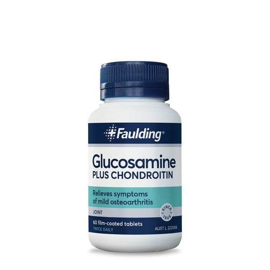 Faulding Glucosamine Plus Chondroitin 60 Tablets