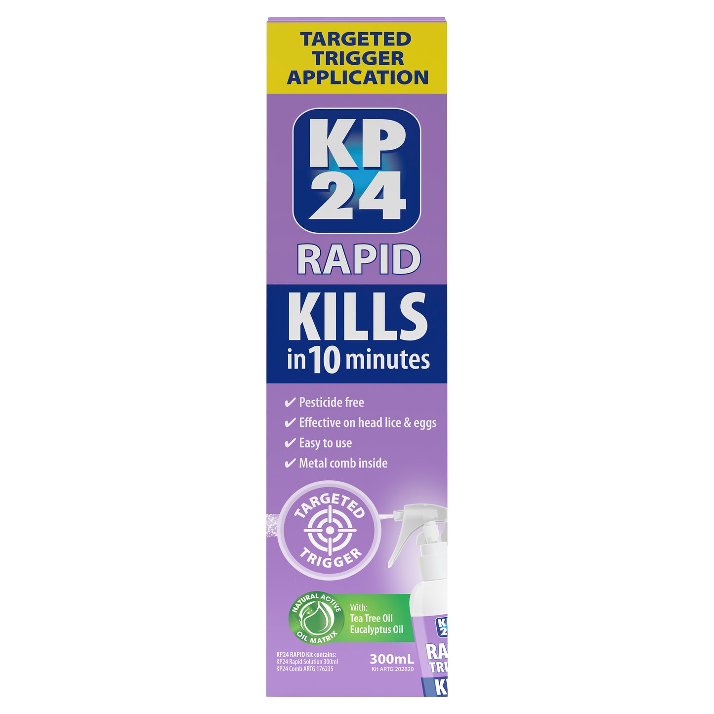 KP24 Head Lice Rapid Trigger Spray 300 mL
