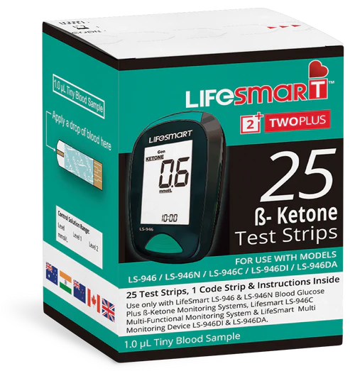 LifeSmart Ketone Test Strips 25 Pack
