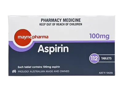 Mayne Aspirin 100mg 112 Tablets