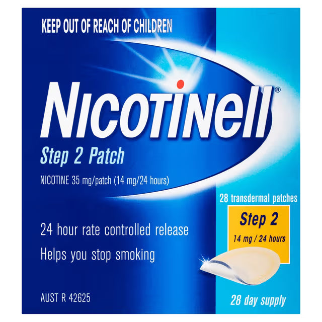 Nicotinell Step 2 (14mg/24 hours) 28 Patches