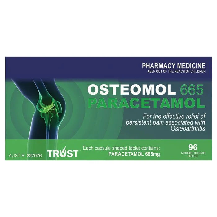 Osteomol 665mg Tablets 96 - Paracetamol