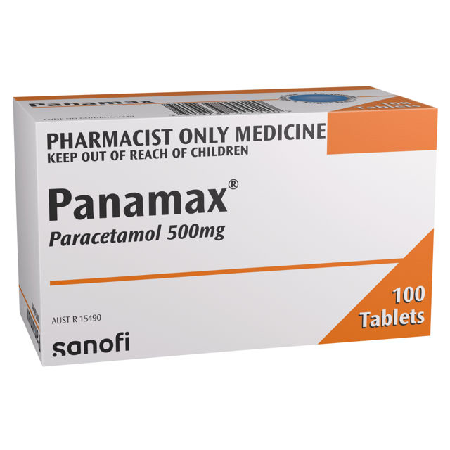 Panamax 500mg 100 Tablets