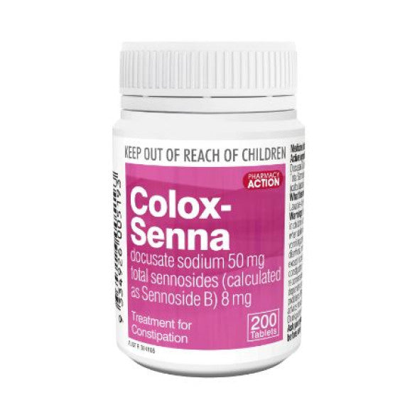 Pharmacy Action Coloxyl with Senna Tablets Bottle 200