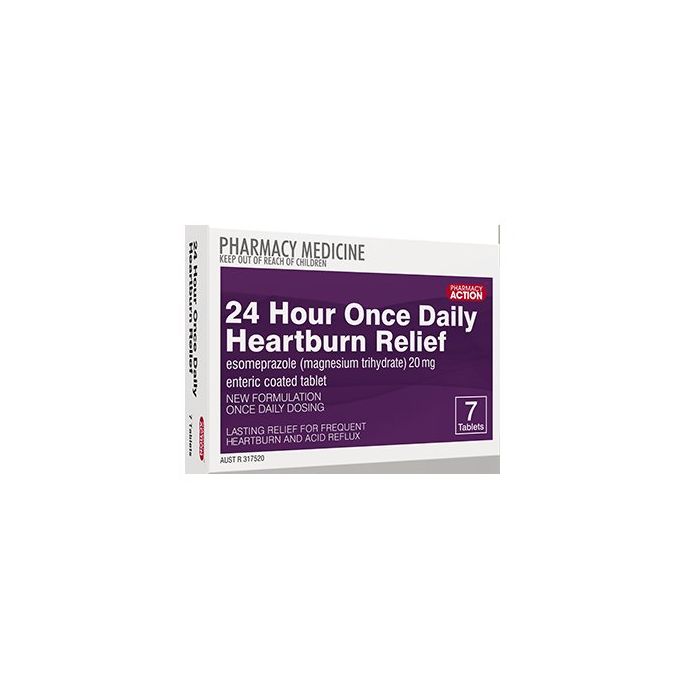 Pharmacy Action Od 24Hr H/Burn Relief 7Tab