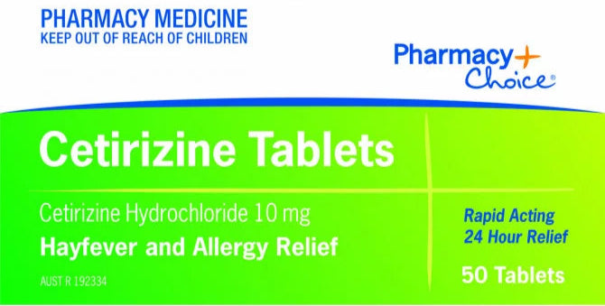 PharmacyChoice Cetirizine 50 Tablets