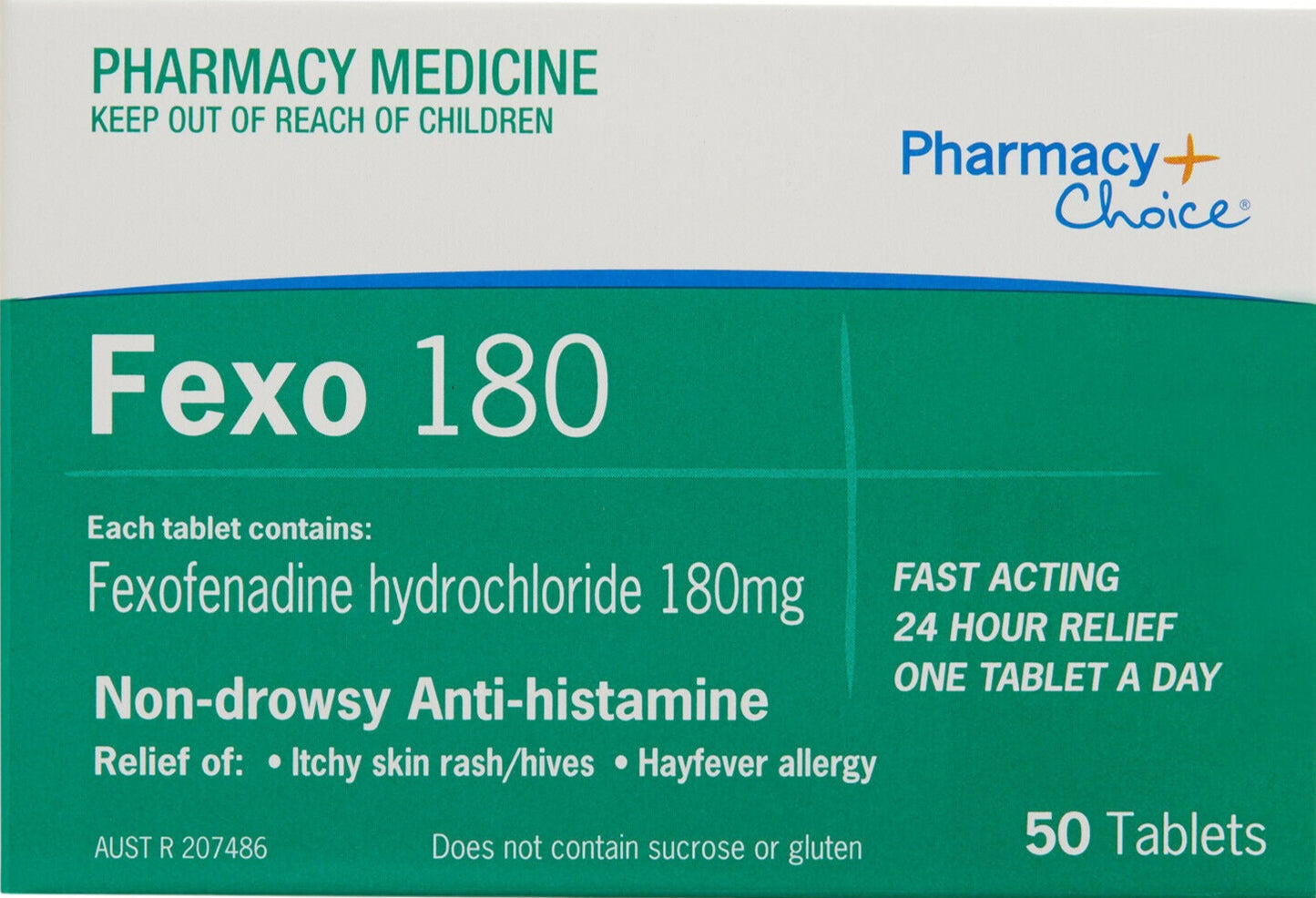 PharmacyChoice Fexo 180 50 Tablets